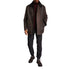 Belstaff Ramsey Lamb Leather Ebony Brown Sherling Leather Jacket S